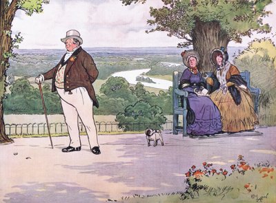 De bewondering van talrijke oudere dames van ongetrouwde staat door Cecil Charles Windsor Aldin